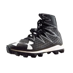 Under armour Highlight Black Synthetic Soccer Boys Shoes Size 4.5‎